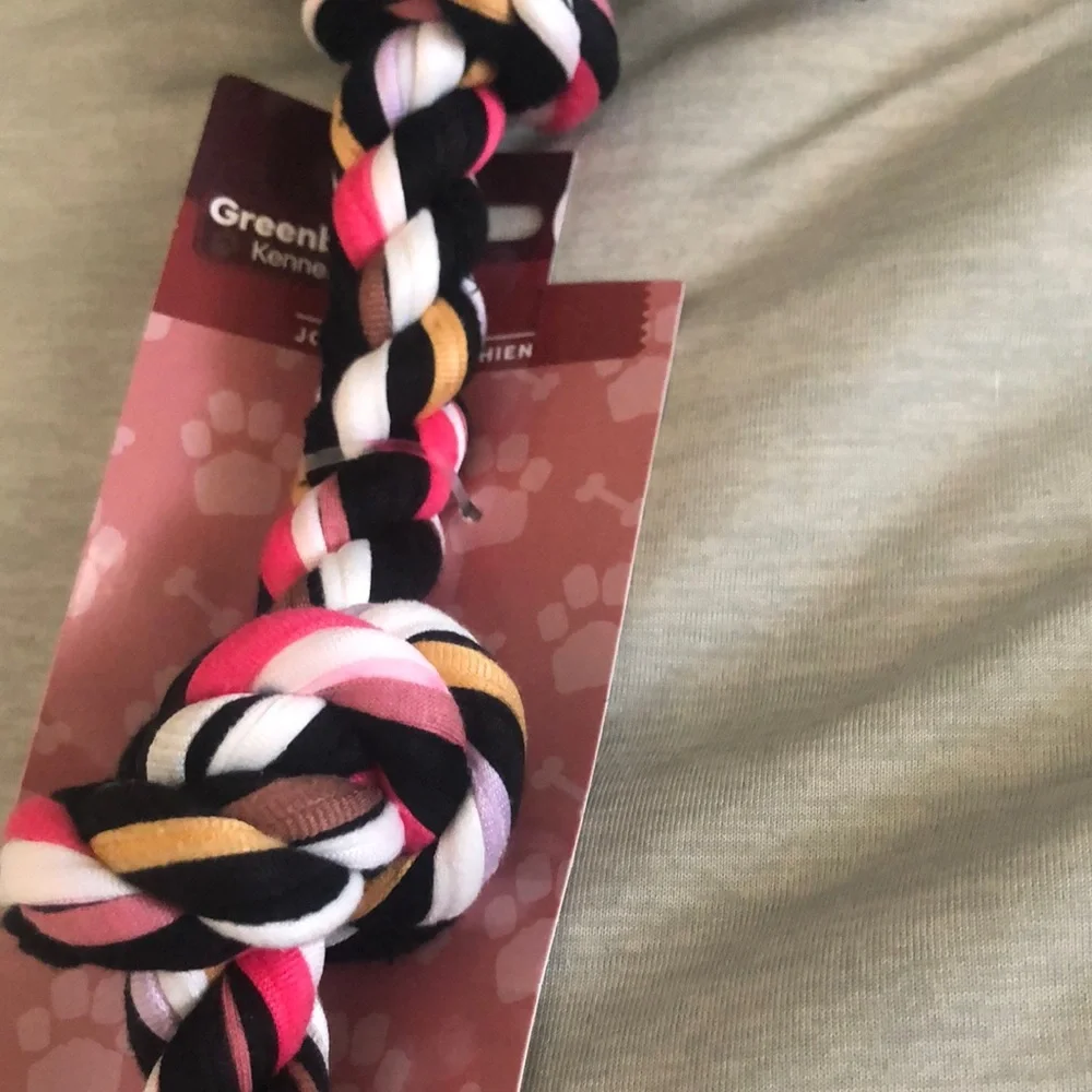 Multicolor Braided Dog Rope Toy - Picture 4 of 5